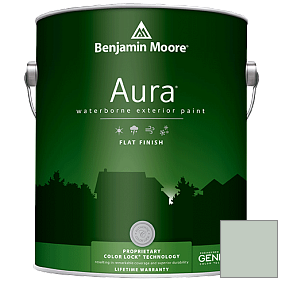 Краска Aura Waterborne Exterior Flat Finish (629) цвет 458 Sage Tint