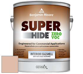 Benjamin Moore 357 Super Hide Zero Voc Interior Eggshell краска цвет 1205 Apricot Beige
