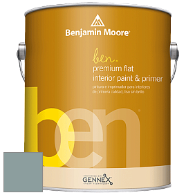 Benjamin Moore Ben W625 Premium Interior Latex Flat краска цвет 2123-30 Sea Star