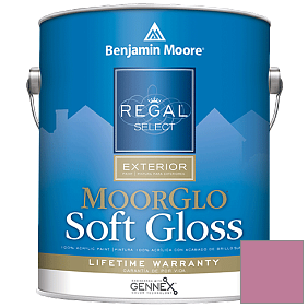 Краска Regal Select Exterior Paint-Moor GloSoft Gloss Finish (W096) цвет 2085-40 Taste of Berry