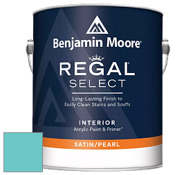 Benjamin Moore 550 Regal Select Waterborne Interior Pearl Finish краска цвет NCS S 1040-B40G 