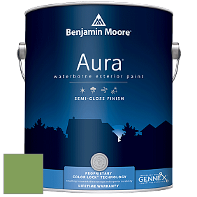 Benjamin Moore Aura 632 Waterborne Exterior Semi-Gloss Finish краска цвет 552 Pleasant Grove