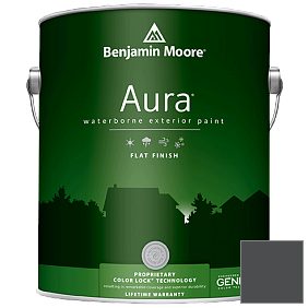 Краска Aura Waterborne Exterior Flat Finish (629) цвет 1603 Graphite