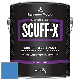 Benjamin Moore 484 Ultra Spec SCUFF-X Interior Matte Finish краска цвет NCS S 2060-R80B 