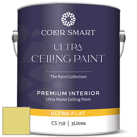 COLOR SMART CS 758 ULTRA CEILING PAINT ультраматовая краска цвет 396 Chic Lime