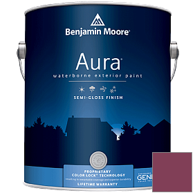 Краска Aura Waterborne Exterior Semi-Gloss Finish (632) цвет 2076-10 Crushed Velvet