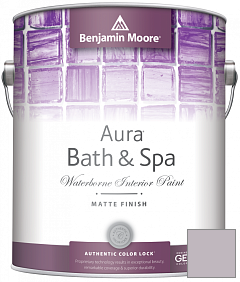 Краска Benjamin Moore Aura Bath & Spa Interior Paint Matte Finish (532) цвет 2115-50 Iced Mauve