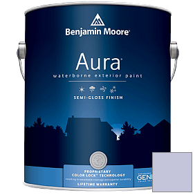 Краска Aura Waterborne Exterior Semi-Gloss Finish (632) цвет 1403 French Lilac