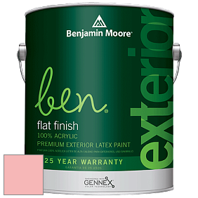 Benjamin Moore Ben 541 Waterborne Exterior Flat Finish краска цвет 2011-50 Mixed Fruit