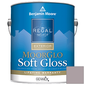 Краска Regal Select Exterior Paint-Moor GloSoft Gloss Finish (W096) цвет 2113-50 Mauve Desert