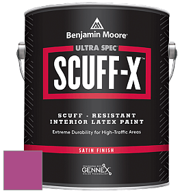 Benjamin Moore 486 Ultra Spec SCUFF-X Interior Satin Finish краска цвет 2077-30 Hot Lips