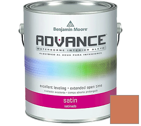 Краска Benjamin Moore 792. Advance Interior Paint-Satin эмаль цвет 098 Bryce Canyon