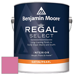 Benjamin Moore 550 Regal Select Waterborne Interior Pearl Finish краска цвет 2086-40 Deep Carnation