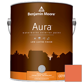 Краска Aura Waterborne Exterior Low Lustre Finish (634) цвет 2014-30 Tangy Orange