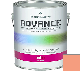 Краска Benjamin Moore 792. Advance Interior Paint-Satin эмаль цвет 2014-40 Peachy Keen