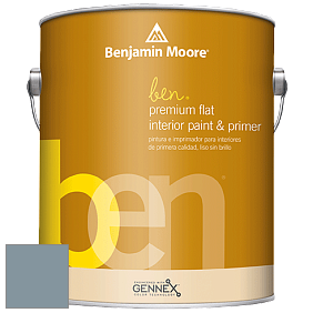 Benjamin Moore Ben W625 Premium Interior Latex Flat краска цвет AF-550 