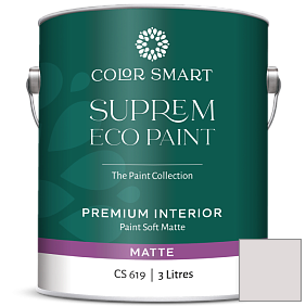 Краска COLOR SMART CS 619 SUPREM ECO PAINT матовая краска цвет 2113-70 Antique Pearl
