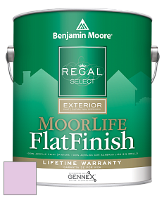 Benjamin Moore W105 Regal Select Exterior Paint-MoorLife Flat Finish краска цвет 2075-60 Passion Pink