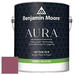 Benjamin Moore Aura 528 Waterborne Interior Semi-gloss Finish краска цвет NCS S 4040-R20B 