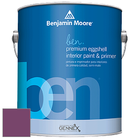Benjamin Moore Ben W626 Premium Interior Latex Eggshell краска цвет 2074-20 Summer Plum