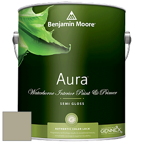 Benjamin Moore Aura 528 Waterborne Interior Semi-gloss Finish краска цвет HC-111 BM HC-111