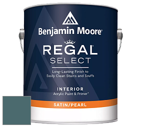 Benjamin Moore 550 Regal Select Waterborne Interior Pearl Finish краска цвет NCS S 6020-B30G 