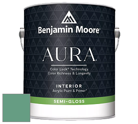 Benjamin Moore Aura 528 Waterborne Interior Semi-gloss Finish краска цвет 622 Alpine Trail