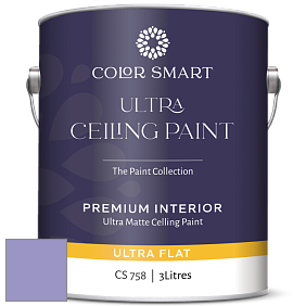 COLOR SMART CS 758 ULTRA CEILING PAINT ультраматовая краска цвет NCS S 2040-R60B 