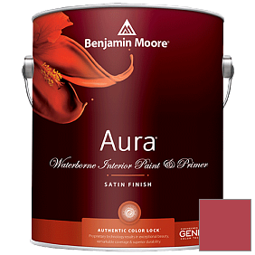 Краска Aura Waterborne Interior Satin Finish (526) цвет 2003-20 Strawberry Red