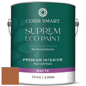 COLOR SMART CS 619 SUPREM ECO PAINT матовая краска цвет 2166-10 Gold Rush