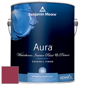 Benjamin Moore Aura 524 Waterborne Interior Eggshell Finish краска цвет 2079-10 Candy Cane Red
