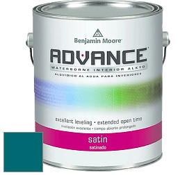 Benjamin Moore 792 Advance Interior Paint-Satin эмаль цвет NCS S 4550-B20G 