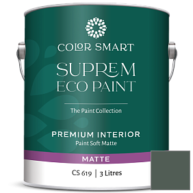 Краска COLOR SMART CS 619 SUPREM ECO PAINT матовая краска цвет 707 Calico Blue