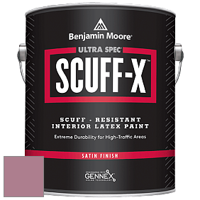 Benjamin Moore 486 Ultra Spec SCUFF-X Interior Satin Finish краска цвет 2082-40 Rosewood
