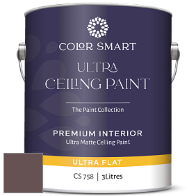 COLOR SMART CS 758 ULTRA CEILING PAINT ультраматовая краска цвет NCS S 7010-R10B 