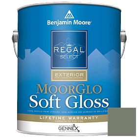 Краска Regal Select Exterior Paint-Moor GloSoft Gloss Finish (W096) цвет HC-126 BM HC-126