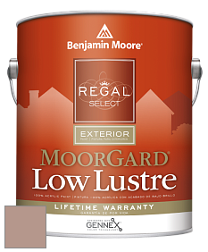 Benjamin Moore W103 Regal Select Exterior Paint-MoorGard Low Lustre Finish краска цвет 1234 Baywood Brown