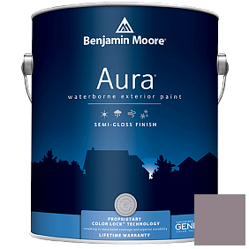 Краска Benjamin Moore Aura 632 Waterborne Exterior Semi-Gloss Finish краска цвет 1448 Frozen in Time