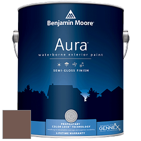 Benjamin Moore Aura 632 Waterborne Exterior Semi-Gloss Finish краска цвет 2106-30 Pine Cone