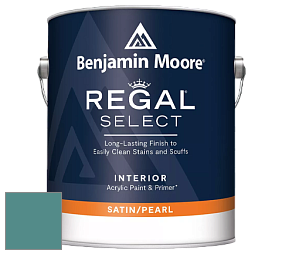 Benjamin Moore 550 Regal Select Waterborne Interior Pearl Finish краска цвет NCS S 4030-B50G 