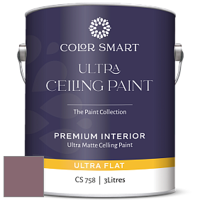 COLOR SMART CS 758 ULTRA CEILING PAINT ультраматовая краска цвет NCS S 5020-R20B 