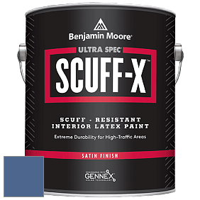 Benjamin Moore 486 Ultra Spec SCUFF-X Interior Satin Finish краска цвет RAL 5023 