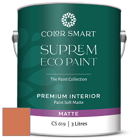COLOR SMART CS 619 SUPREM ECO PAINT матовая краска цвет 2168-30 Orange Blossom