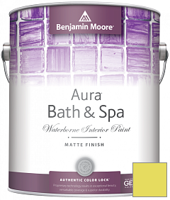 Краска Benjamin Moore Aura Bath & Spa Interior Paint Matte Finish (532) цвет 2025-40 Limelight