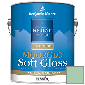 Краска Regal Select Exterior Paint-Moor GloSoft Gloss Finish (W096) цвет 2035-50 Spruce Green