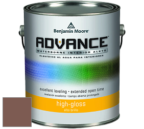 Benjamin Moore 794 Advance Interior Paint-High Gloss глянцевая алкидная эмаль цвет 2095-30 Butternut Brown