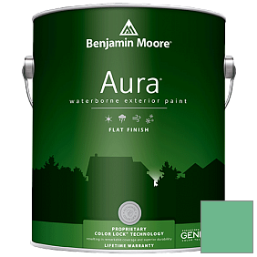 Краска Aura Waterborne Exterior Flat Finish (629) цвет 580 Arlington Green