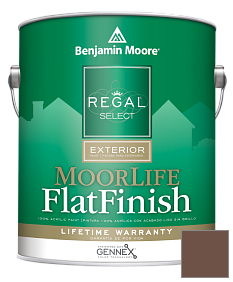 Краска Regal Select Exterior Paint-MoorLife Flat Finish (W105) цвет 2097-20 Morning Coffee