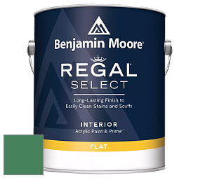 Benjamin Moore 547 Regal Select Waterborne Interior Flat Finish краска цвет 2038-20 Irish Clover