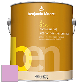 Benjamin Moore Ben W625 Premium Interior Latex Flat краска цвет 2076-50 Easter Pink